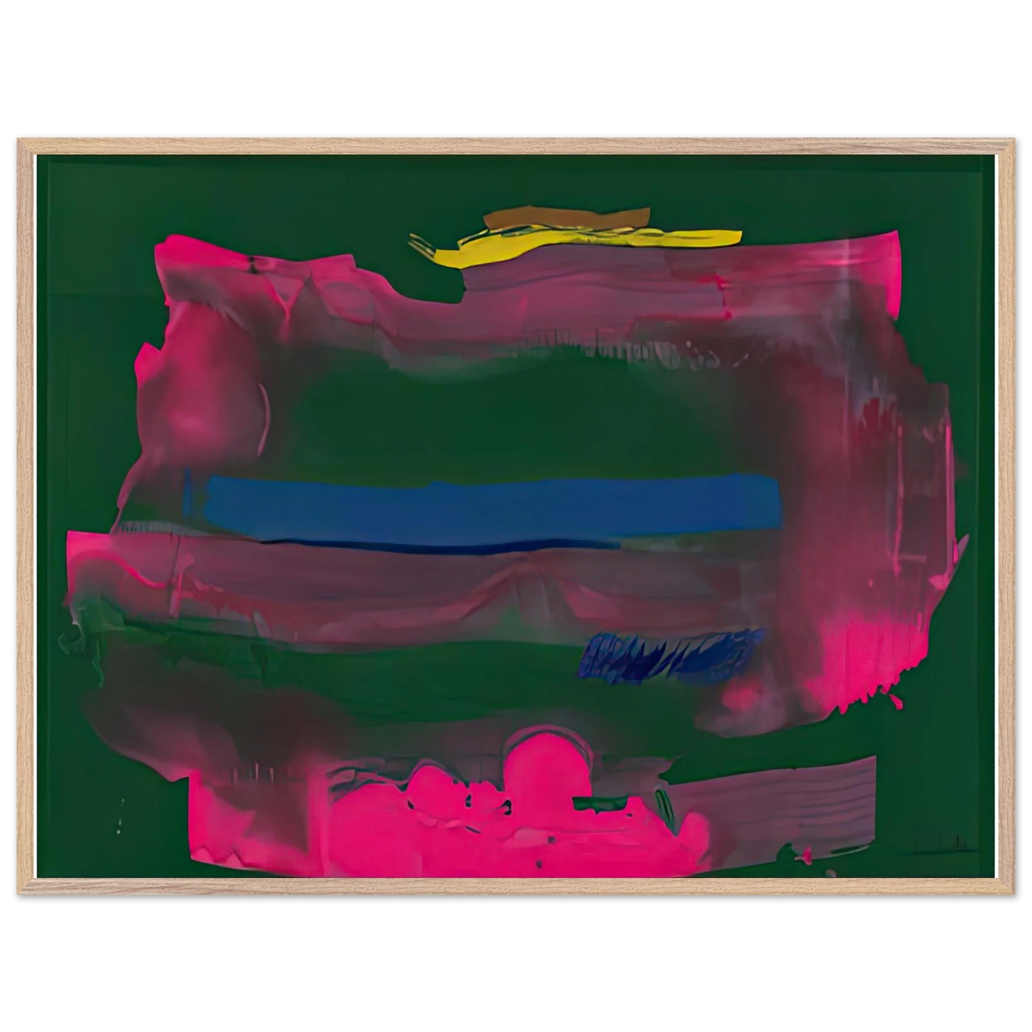 Helen Frankenthaler - Reef, 1991- Wall Art - 60x80 cm / 24x32 inches - Fine Art Poster-canvas - -
