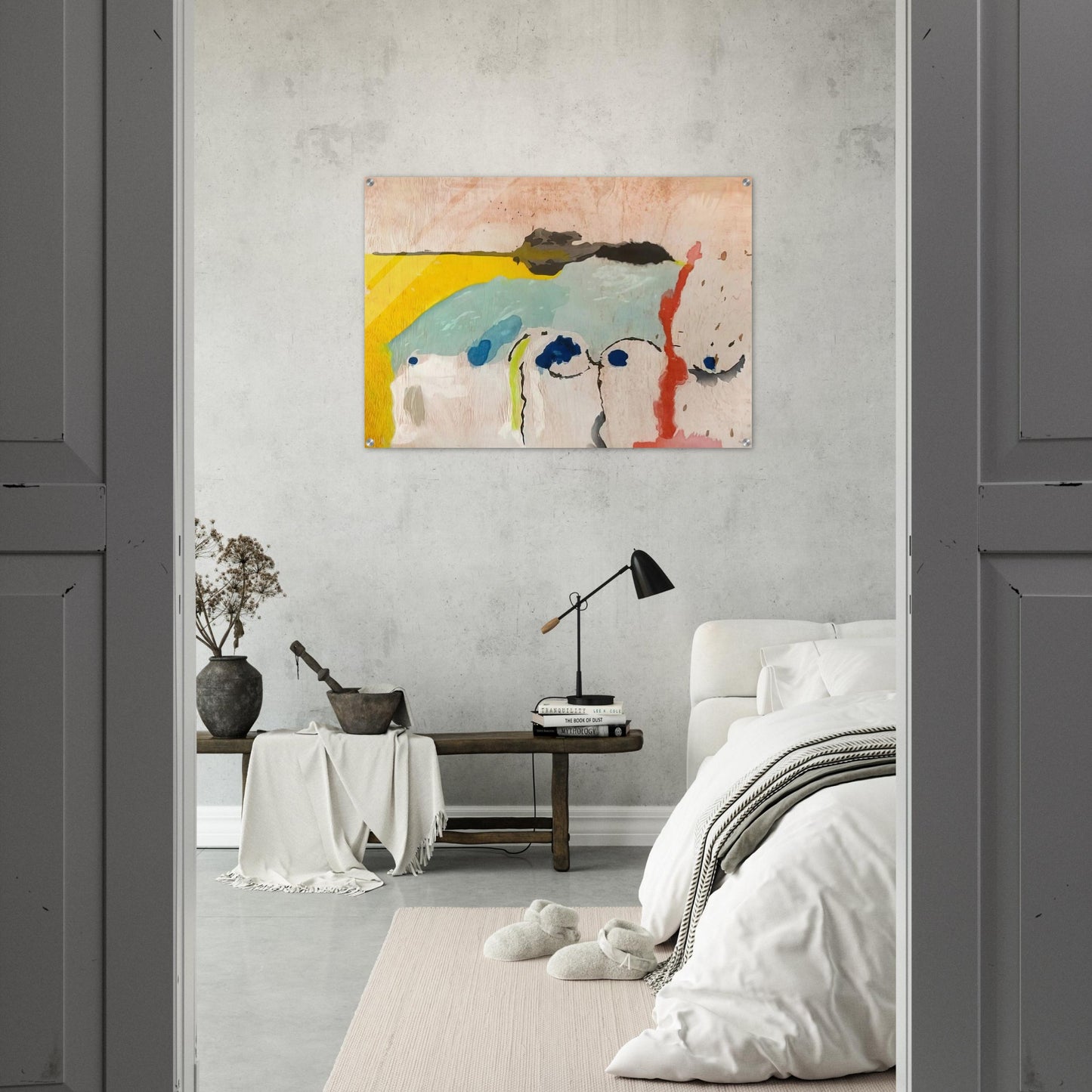Tales of Genji I - 1998 - Helen Frankenthaler Acrylic Print - 70x100 cm / 28x40″ inches