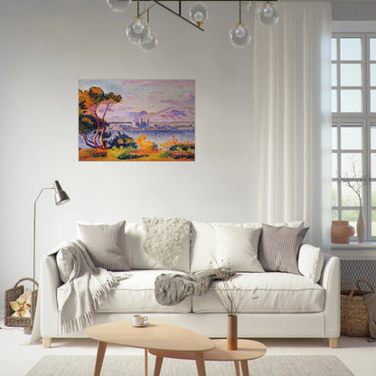 Antibes, Afternoon - Henri-Edmond Cross Brushed Aluminum Print - 70x100 cm / 28x40 inches | Henri-Edmond Cross Aluminum Print | Henri-Edmond Cross Prints