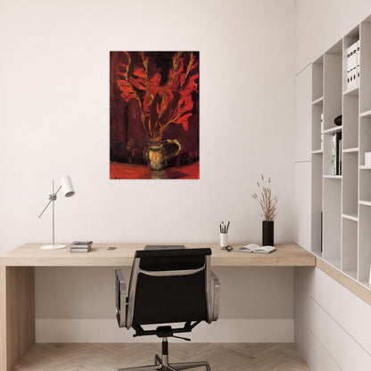 GLADIOLI 1919 - Chaim Soutine Brushed Aluminum Print - 70x100 cm / 28x40 inches | Chaim Soutine Aluminum Print | Chaim Soutine Prints