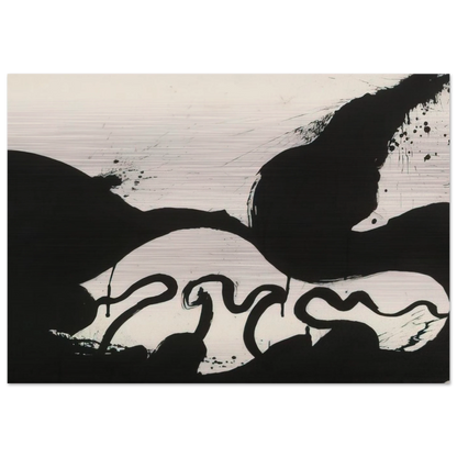 Untitled - 1973 - Norman Bluhm Brushed Aluminum Print - 70x100 cm / 28x40 inches | Norman Bluhm Aluminum Print | Norman Bluhm Prints