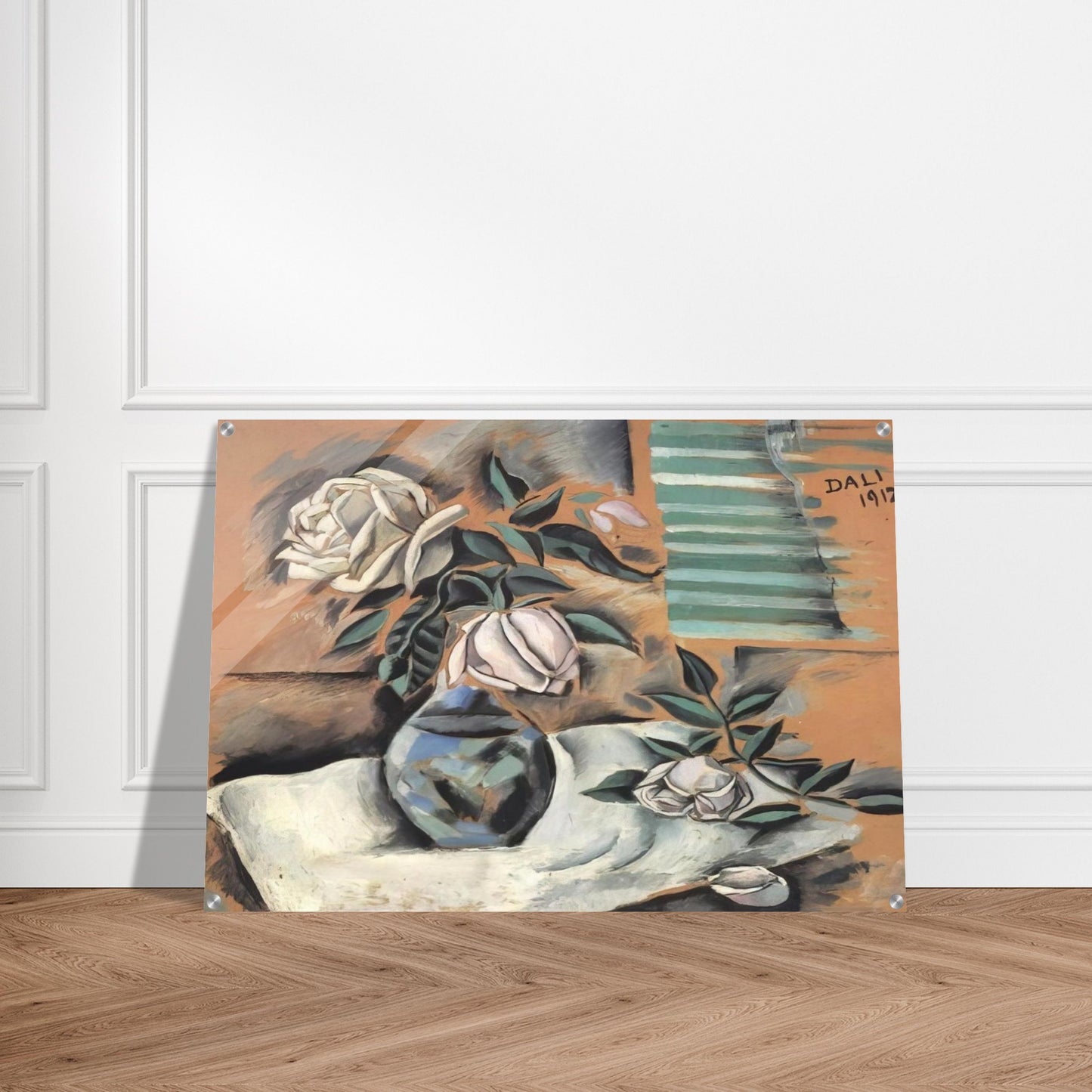 BOUQUET L IMPORTANT C EST LA ROSE - Salvador Dali Acrylic Print - 70x100 cm / 28x40″ inches