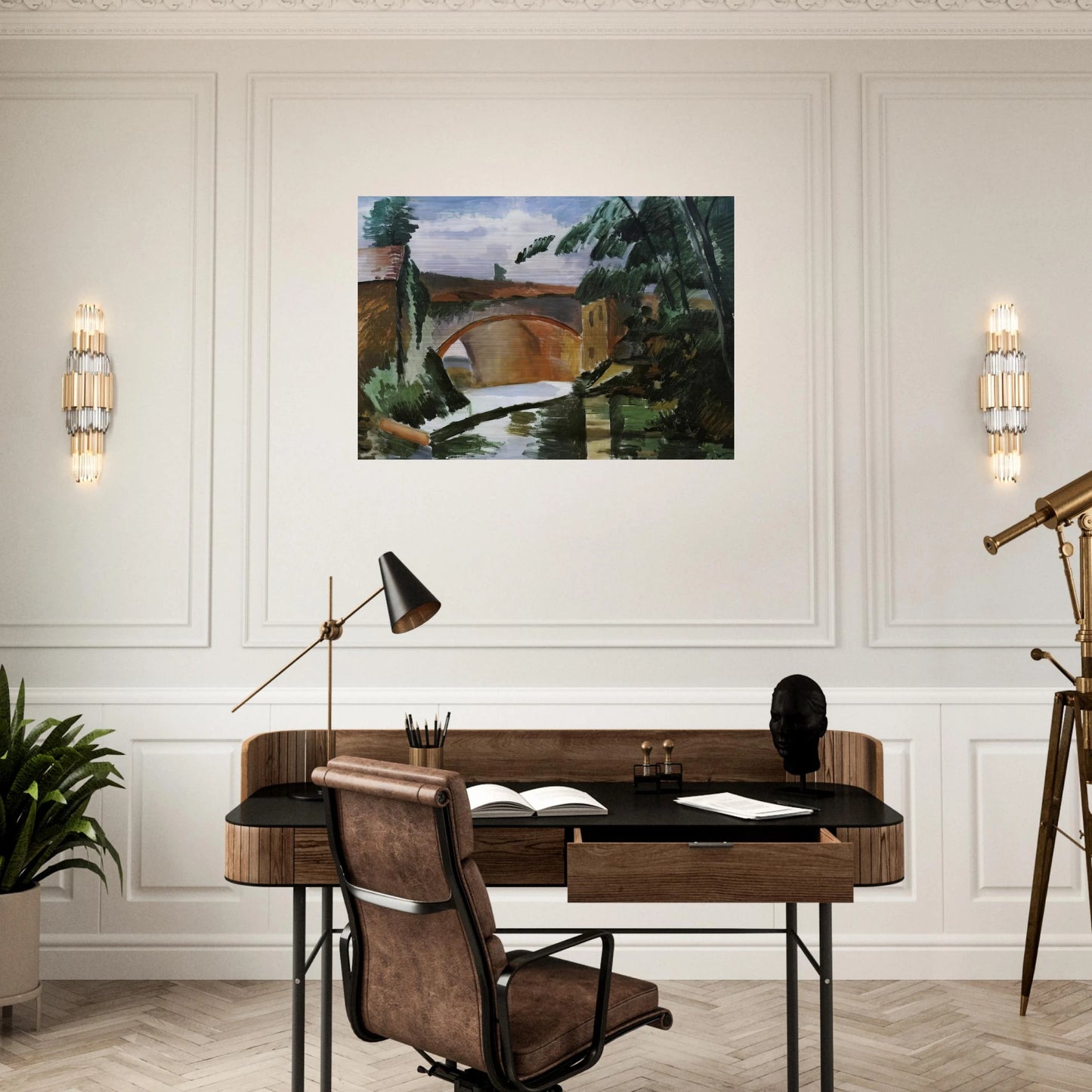 THE RIVER 1912 - Andre Derain Brushed Aluminum Print - 70x100 cm / 28x40 inches | Andre Derain Aluminum Print | Andre Derain Prints