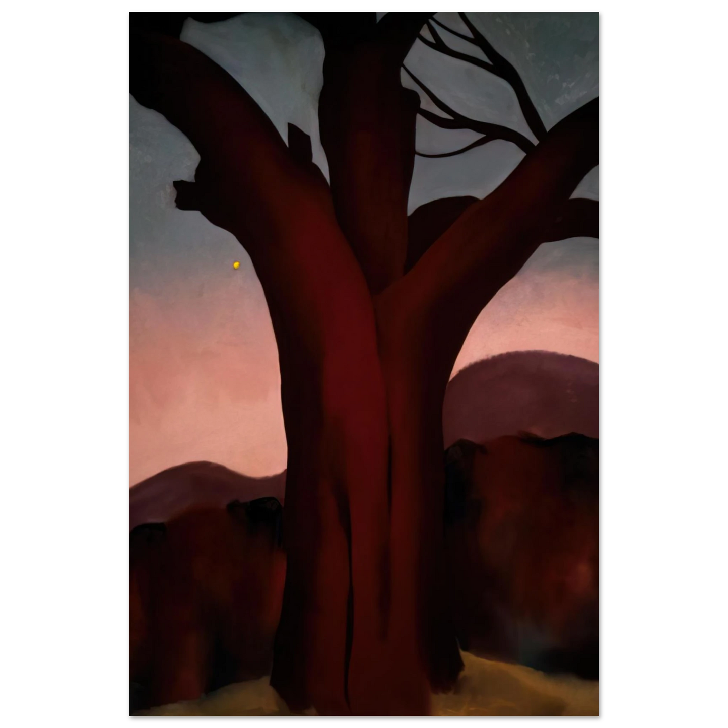 Georgia O'Keeffe - Autumn Trees - Chestnut Tree Fine Art Poster
