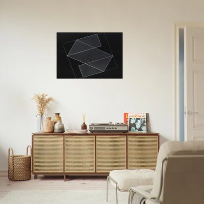 STRUCTURAL CONSTELLATION 1952 - Josef Albers Brushed Aluminum Print - 70x100 cm / 28x40 inches | Josef Albers Aluminum Print | Josef Albers Prints