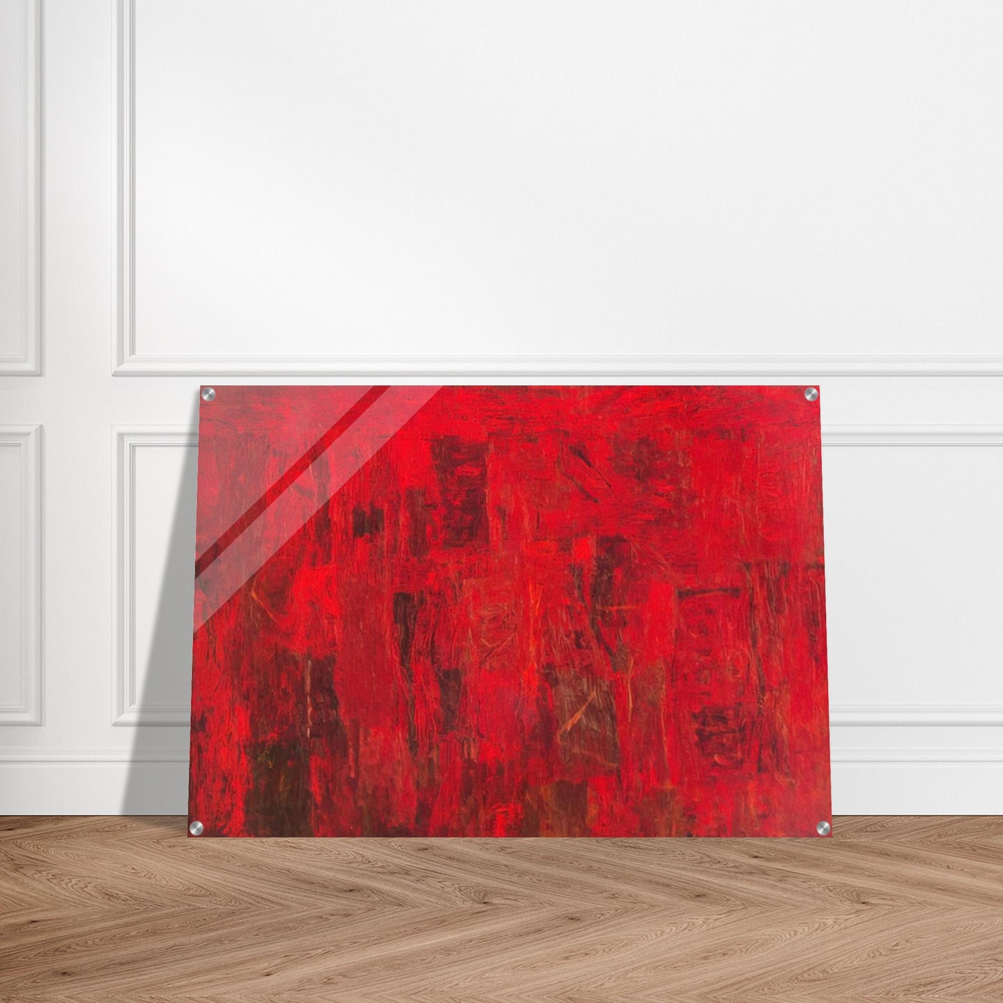 RED PAINTING 1950 - Philip Guston Acrylic Print - 70x100 cm / 28x40″ inches