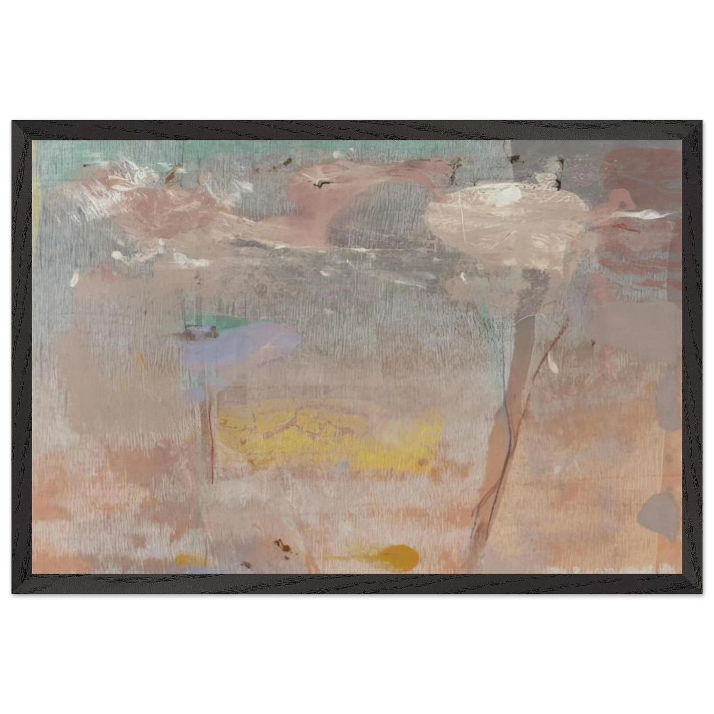Helen Frankenthaler - Monotype I - 1981 Wall art - 30x40 cm / 12x16 inches - Fine Art Poster-canvas - -