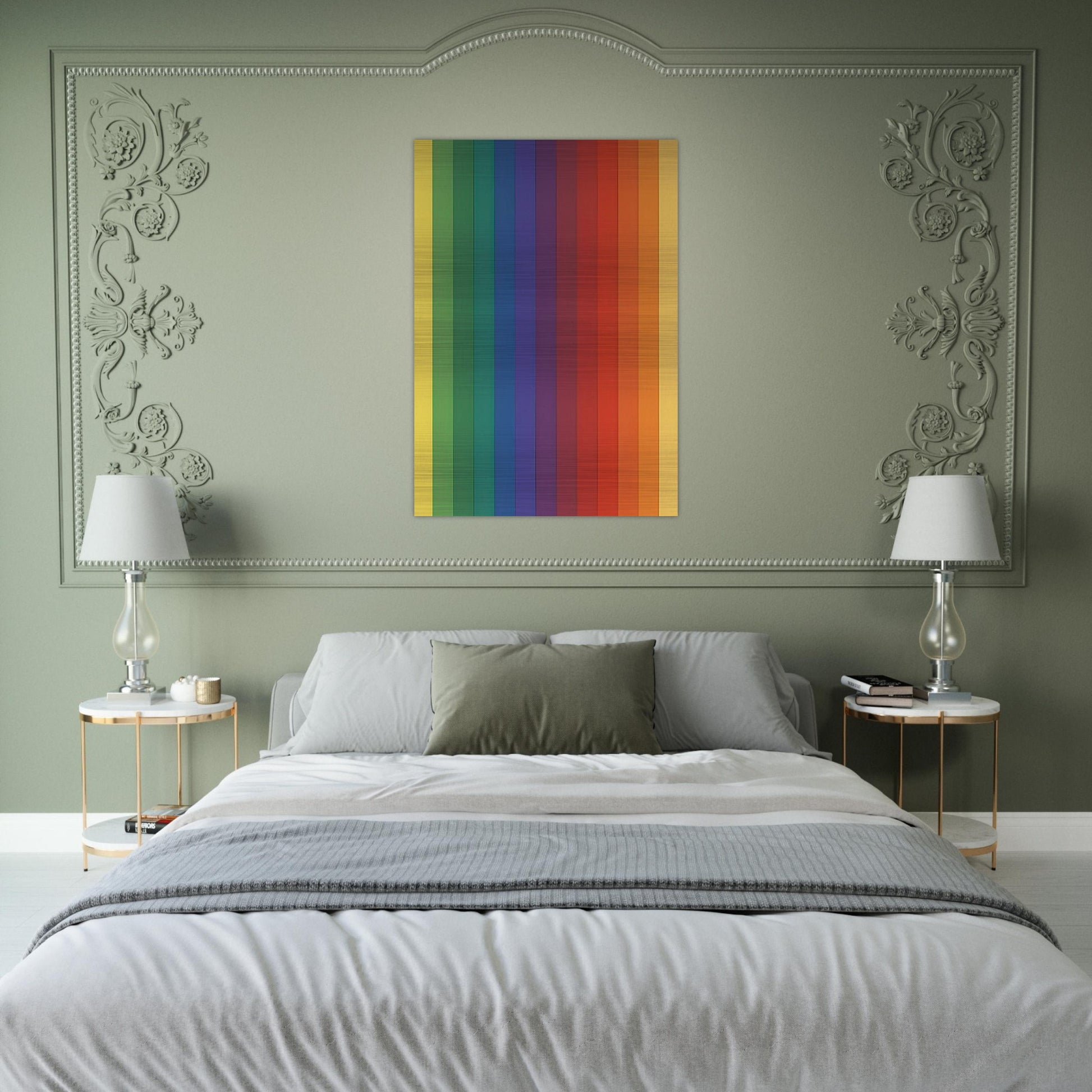 Spectrum IV - Ellsworth Kelly Brushed Aluminum Print - 70x100 cm / 28x40 inches | Ellsworth Kelly Aluminum Print | Ellsworth Kelly Prints