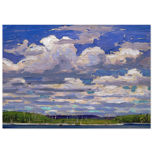 SUMMER DAY 1915 - Tom Thomson Brushed Aluminum Print - 70x100 cm / 28x40 inches | Tom Thomson Aluminum Print | Tom Thomson Prints