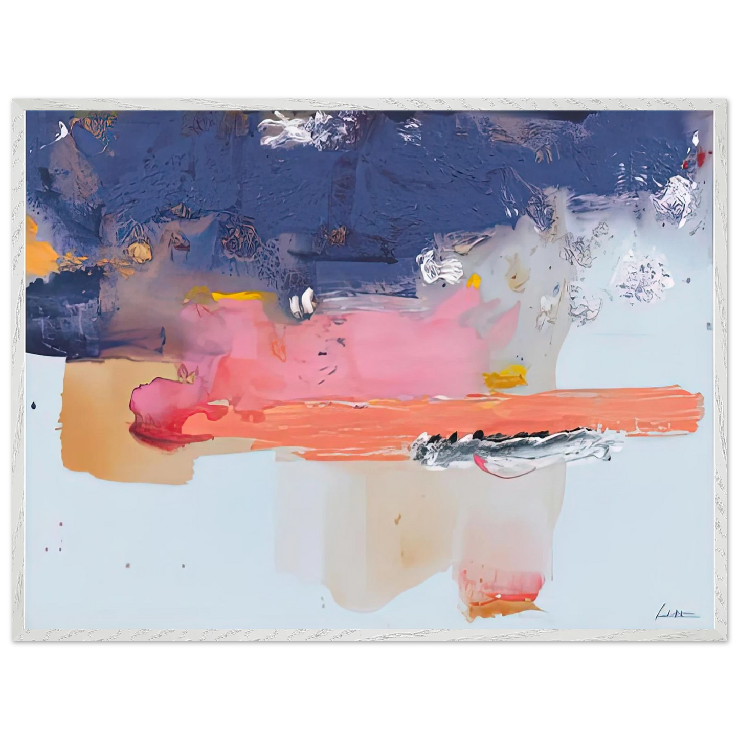 Helen Frankenthaler - Western Roadmap, 1991- Wall Art - 60x80 cm / 24x32 inches - Fine Art Poster-canvas - -