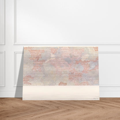 Maskelyne DA Region of the Moon from the series Lunar Maps - 1972 - Nancy Graves Brushed Aluminum Print - 70x100 cm / 28x40 inches | Nancy Graves Aluminum Print | Nancy Graves Prints