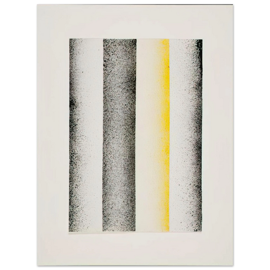 Charlotte Posenenske - Sprayed Picture - 1965  75x100 cm / 30x40inches Fine Art Poster