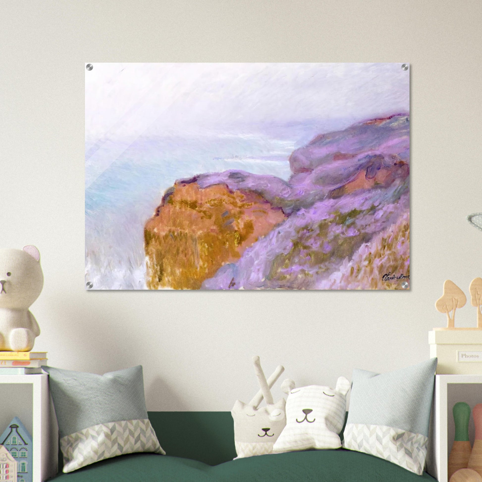 At Val Saint-Nicolas, near Dieppe - claude monet Acrylic Print - 70x100 cm / 28x40″ inches | claude monet Wall Art | claude monet Prints