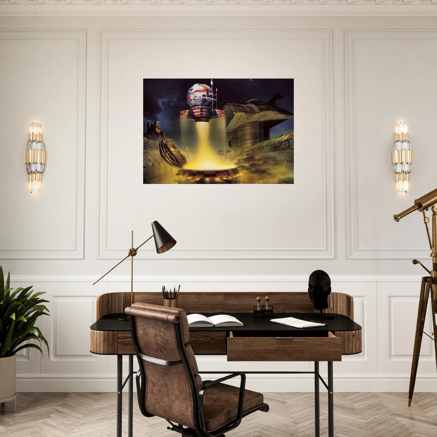 Chris Foss - Chris Foss Brushed Aluminum Print - 70x100 cm / 28x40 inches | Chris Foss Aluminum Print | Chris Foss Prints