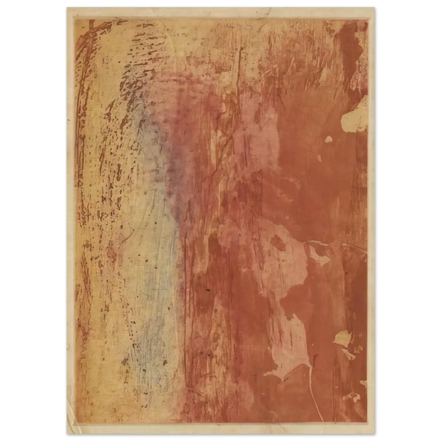 Helen Frankenthaler - Ganymede - 1978 Wall art - 70x100 cm / 28x40 Inches - Premium Wooden Framed Poster With Fine Art Paper - Wood frame
