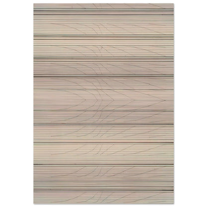 Untitled - 1970 - Nasreen Mohamedi Brushed Aluminum Print - 70x100 cm / 28x40 inches | Nasreen Mohamedi Aluminum Print | Nasreen Mohamedi Prints