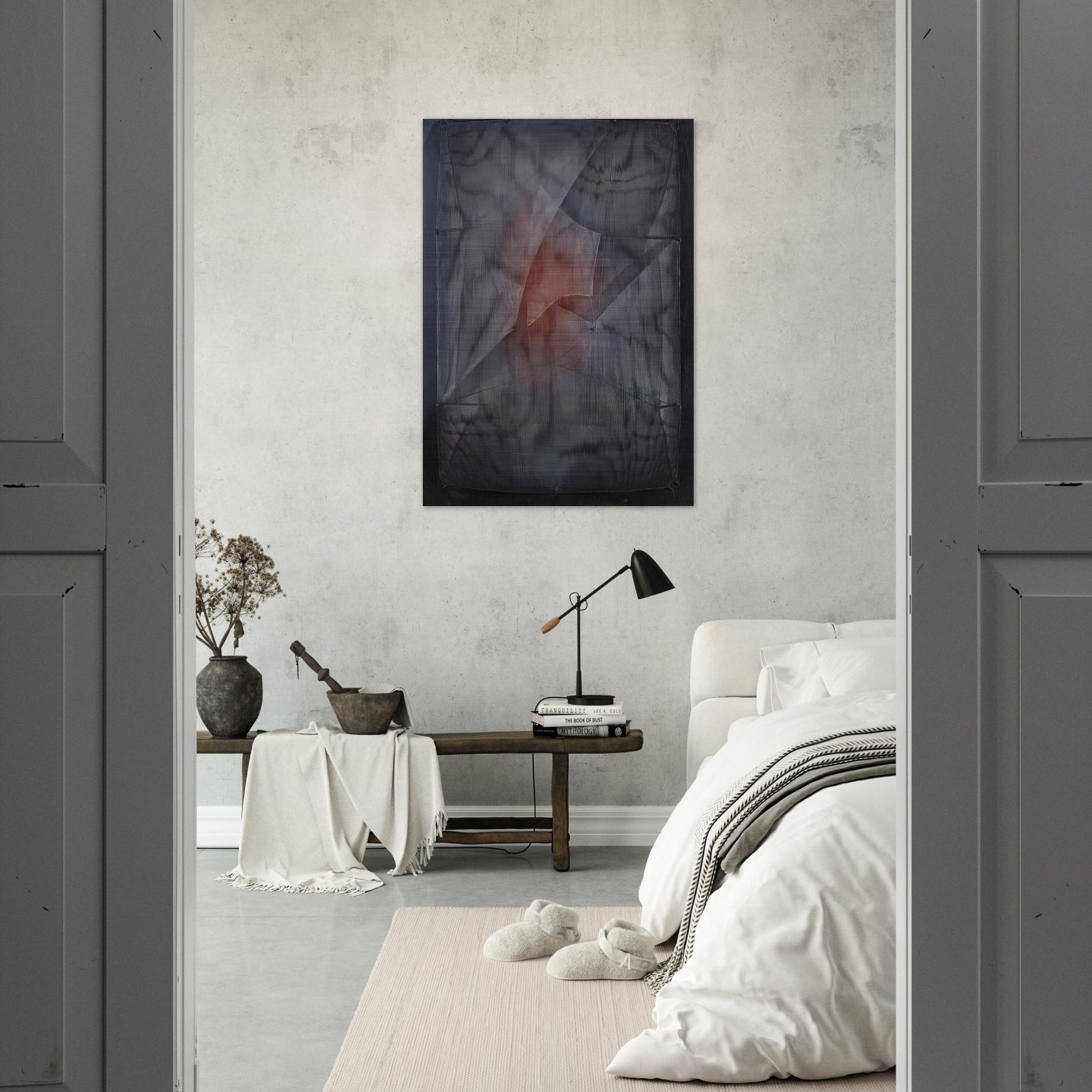 Espejo Sonámbulo - 1989 - Manuel Rivera Brushed Aluminum Print - 70x100 cm / 28x40 inches | Manuel Rivera Aluminum Print | Manuel Rivera Prints
