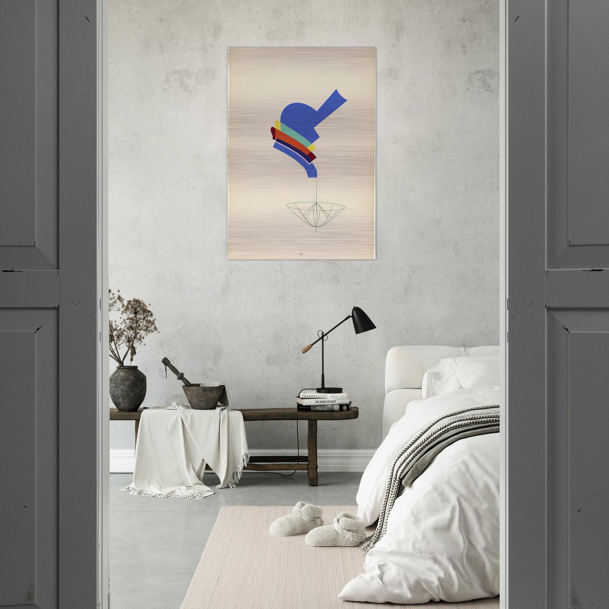 DECANTER FROM THE PORTFOLIO REVOLVING DOORS 1926 - Man Ray Brushed Aluminum Print - 70x100 cm / 28x40 inches | Man Ray Aluminum Print | Man Ray Prints
