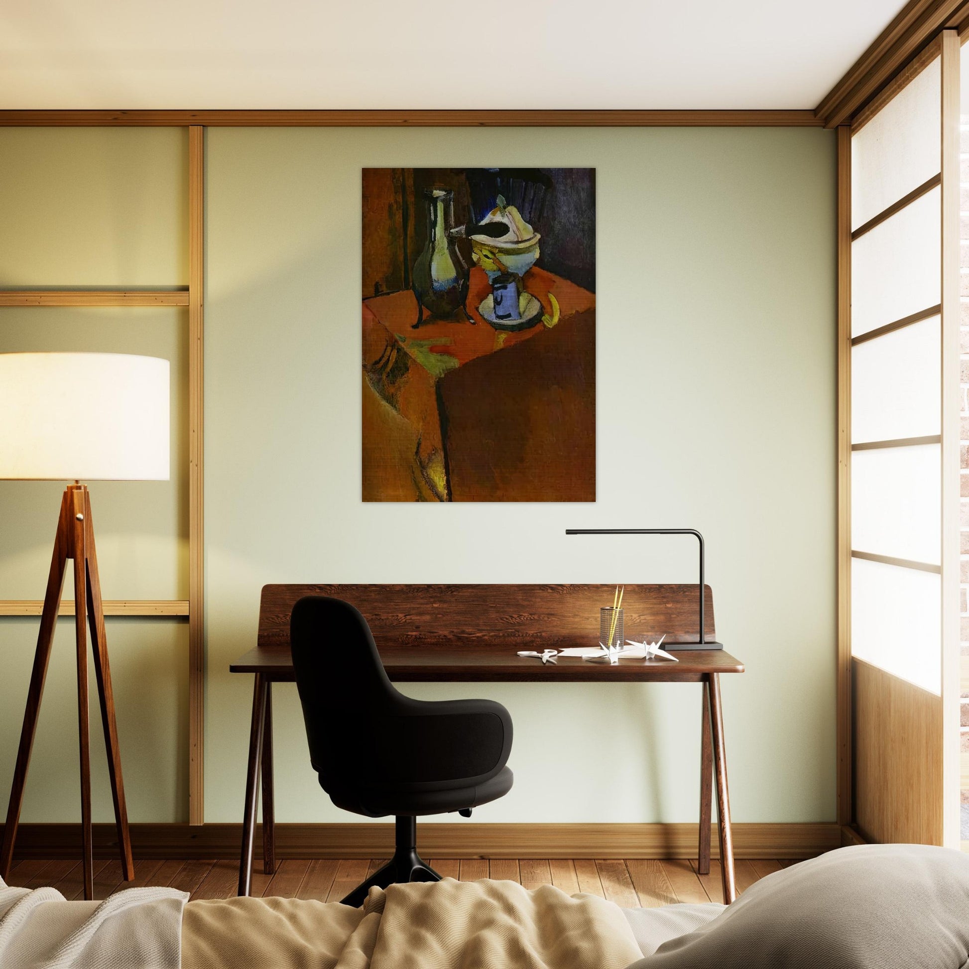DISHES ON A TABLE 1900 - Henri Matisse Brushed Aluminum Print - 70x100 cm / 28x40 inches | Henri Matisse Aluminum Print | Henri Matisse Prints