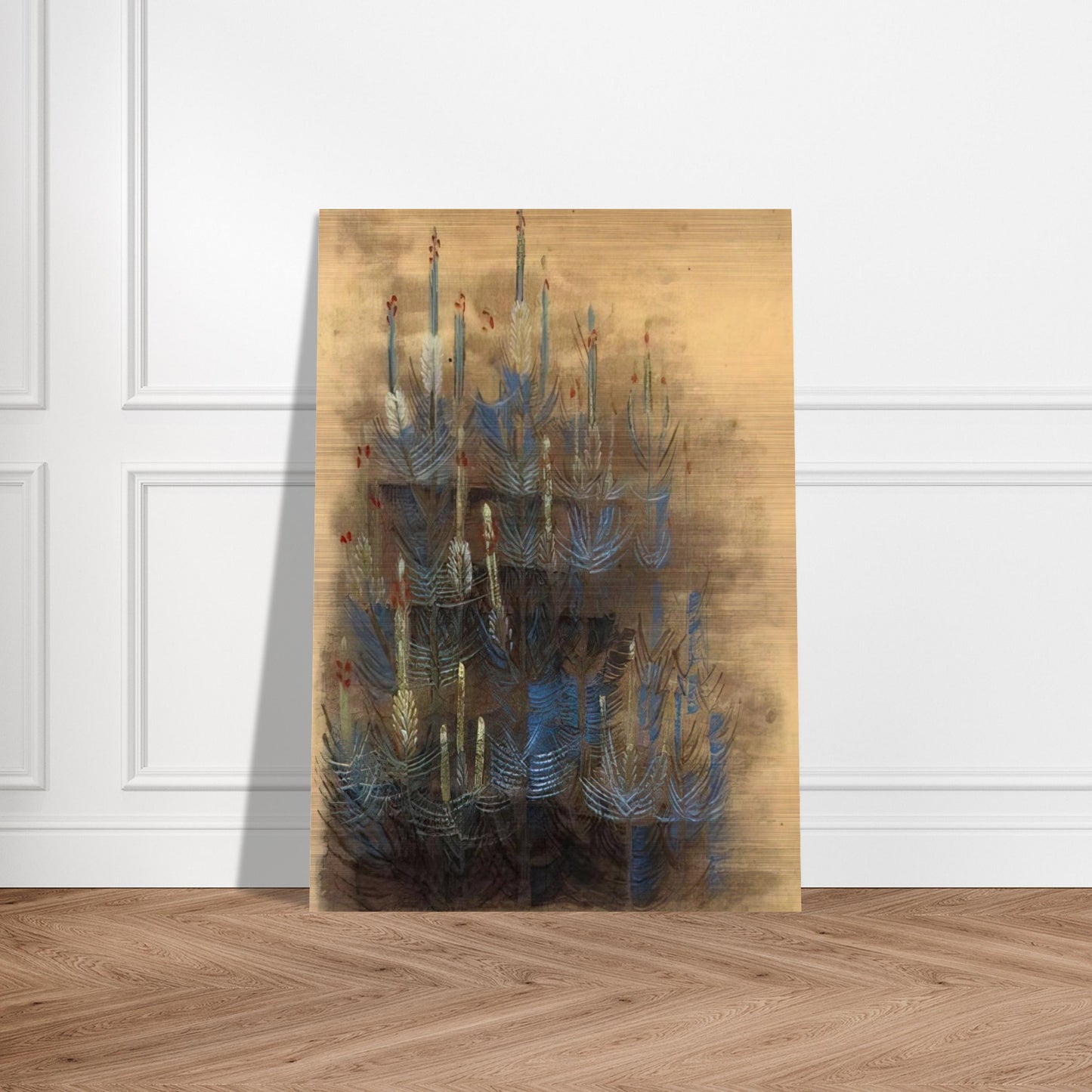 Young forest pine in bloom - 1947 - Morris Graves Brushed Aluminum Print - 70x100 cm / 28x40 inches | Morris Graves Aluminum Print | Morris Graves Prints
