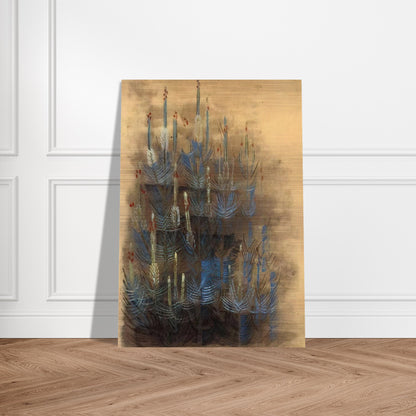 Young forest pine in bloom - 1947 - Morris Graves Brushed Aluminum Print - 70x100 cm / 28x40 inches | Morris Graves Aluminum Print | Morris Graves Prints