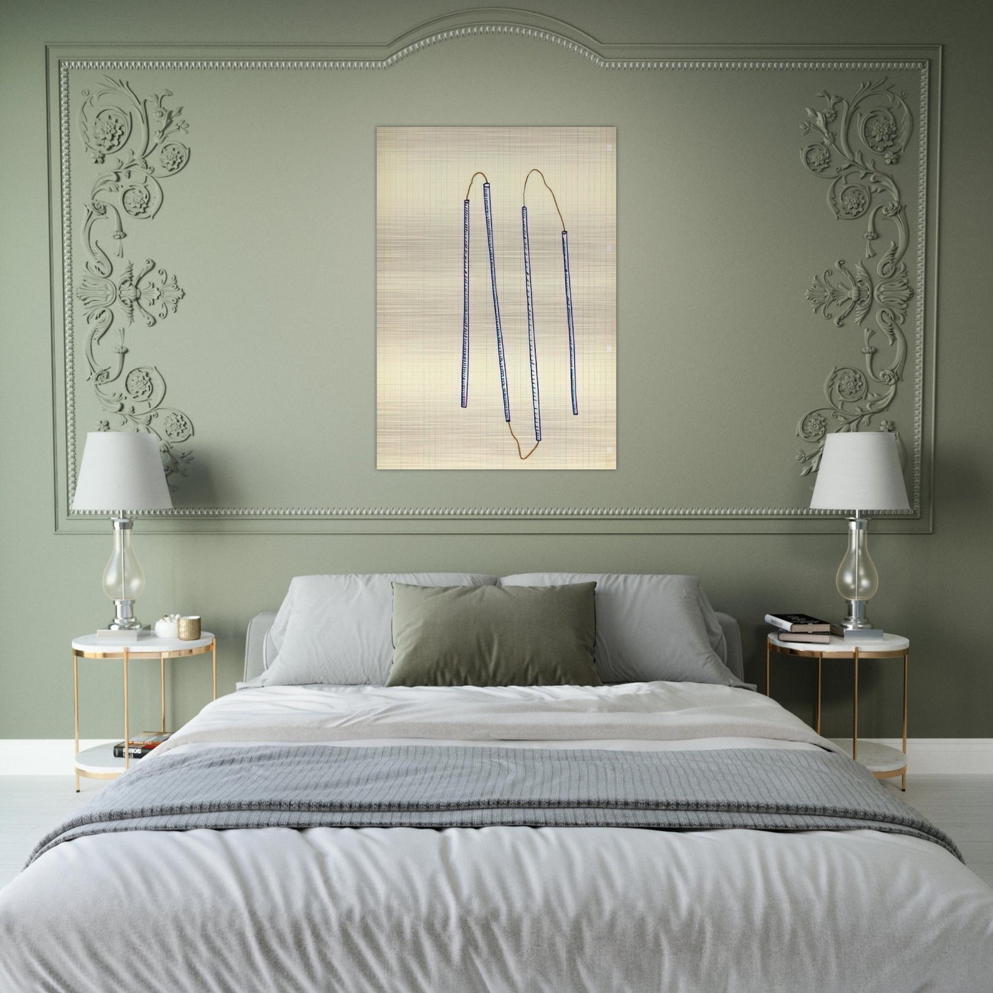 UNTITLED 1969 - Sigmar Polke Brushed Aluminum Print - 70x100 cm / 28x40 inches | Sigmar Polke Aluminum Print | Sigmar Polke Prints