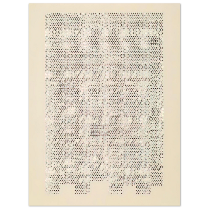 Dieter Roth - Idea - 1960  75x100 cm / 30x40inches Fine Art Poster