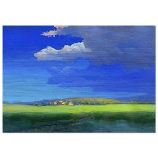 After the thunderstorm - Arkhyp Kuindzhi Brushed Aluminum Print - 70x100 cm / 28x40 inches | Arkhyp Kuindzhi Aluminum Print | Arkhyp Kuindzhi Prints