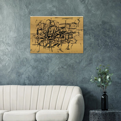 UNTITLED 3 - Philip Guston Brushed Aluminum Print - 70x100 cm / 28x40 inches | Philip Guston Aluminum Print | Philip Guston Prints