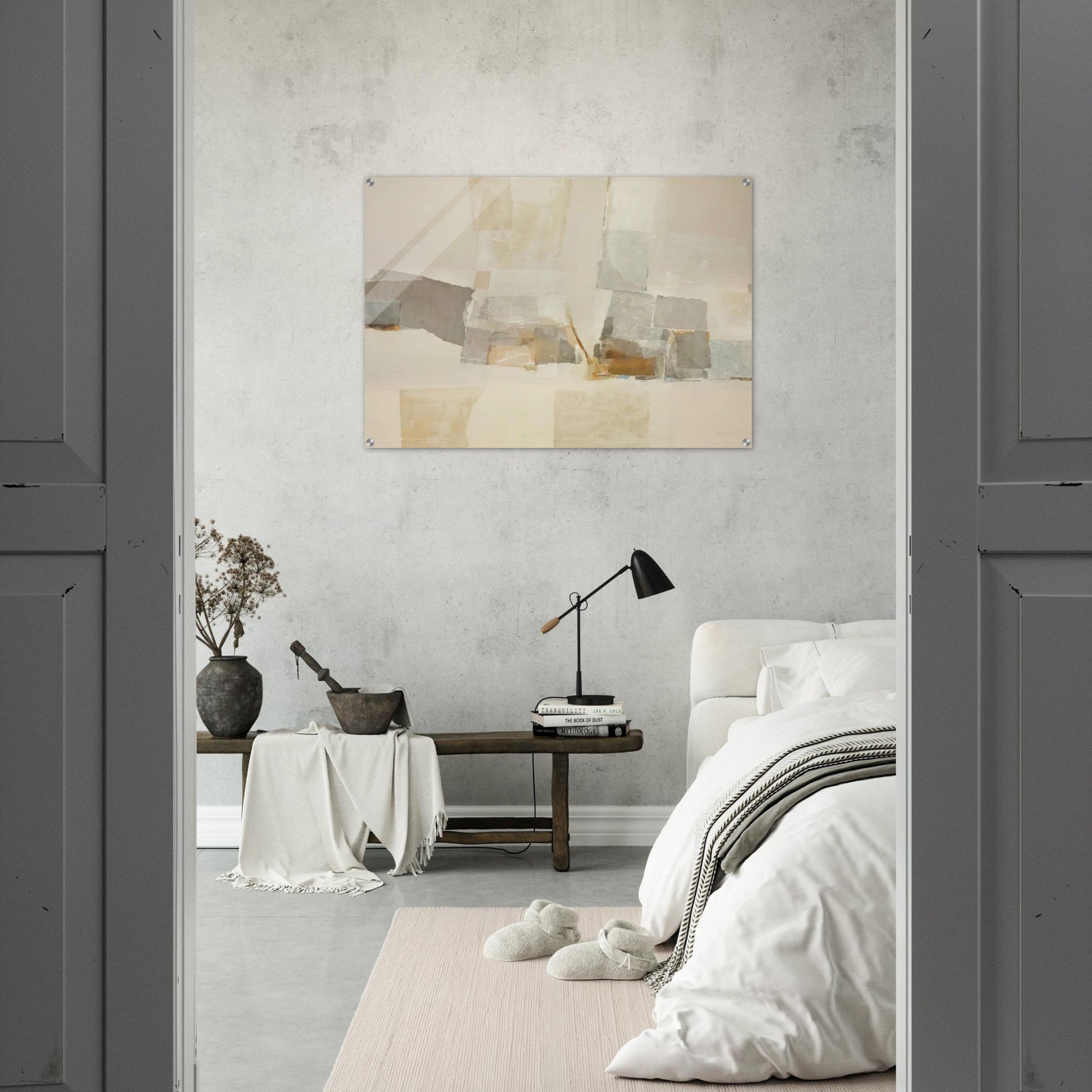 Untitled - 1970 - Kenzo Okada Acrylic Print - 70x100 cm / 28x40″ inches | Kenzo Okada Wall Art | Kenzo Okada Prints