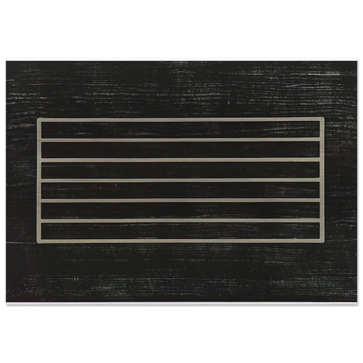 Untitled - Minimalism - Donald Judd Brushed Aluminum Print - 70x100 cm / 28x40 inches | Donald Judd Aluminum Print | Donald Judd Prints