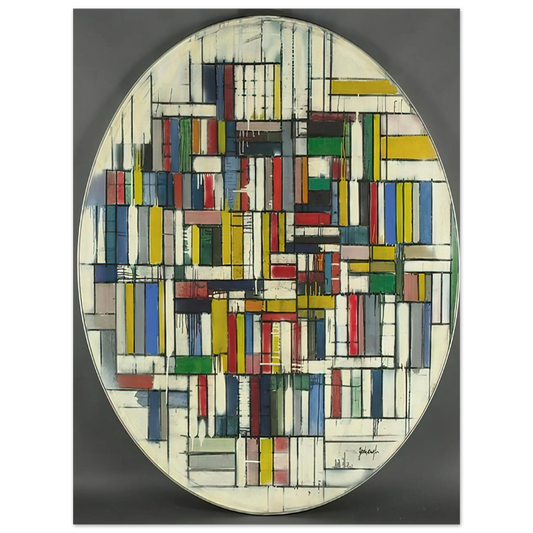 Robert Goodnough - Circle III - Post-Painterly Abstraction  75x100 cm / 30x40inches Fine Art Poster