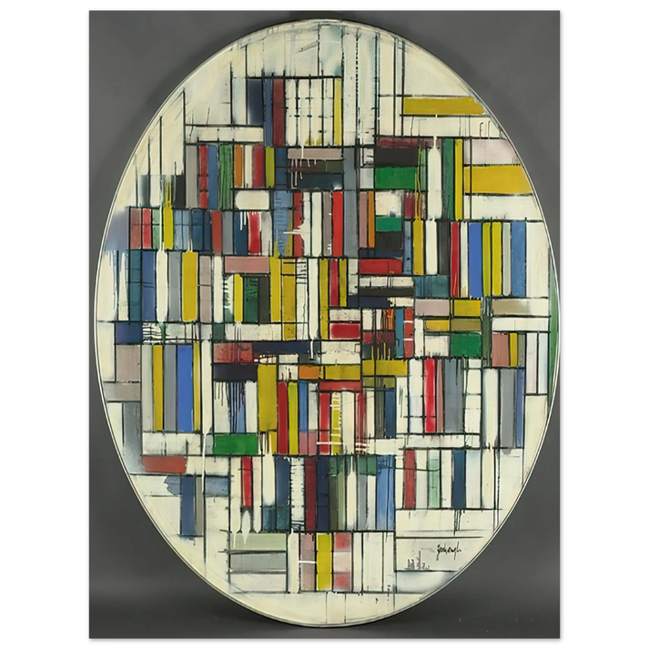 Robert Goodnough - Circle III - Post-Painterly Abstraction  75x100 cm / 30x40inches Fine Art Poster
