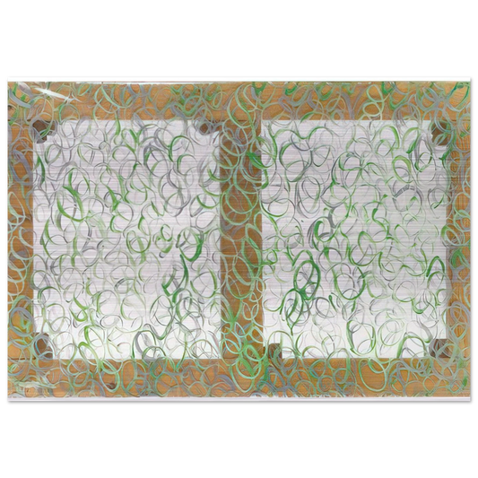 Verdeargento - 1969 - Carla Accardi Brushed Aluminum Print - 70x100 cm / 28x40 inches | Carla Accardi Aluminum Print | Carla Accardi Prints