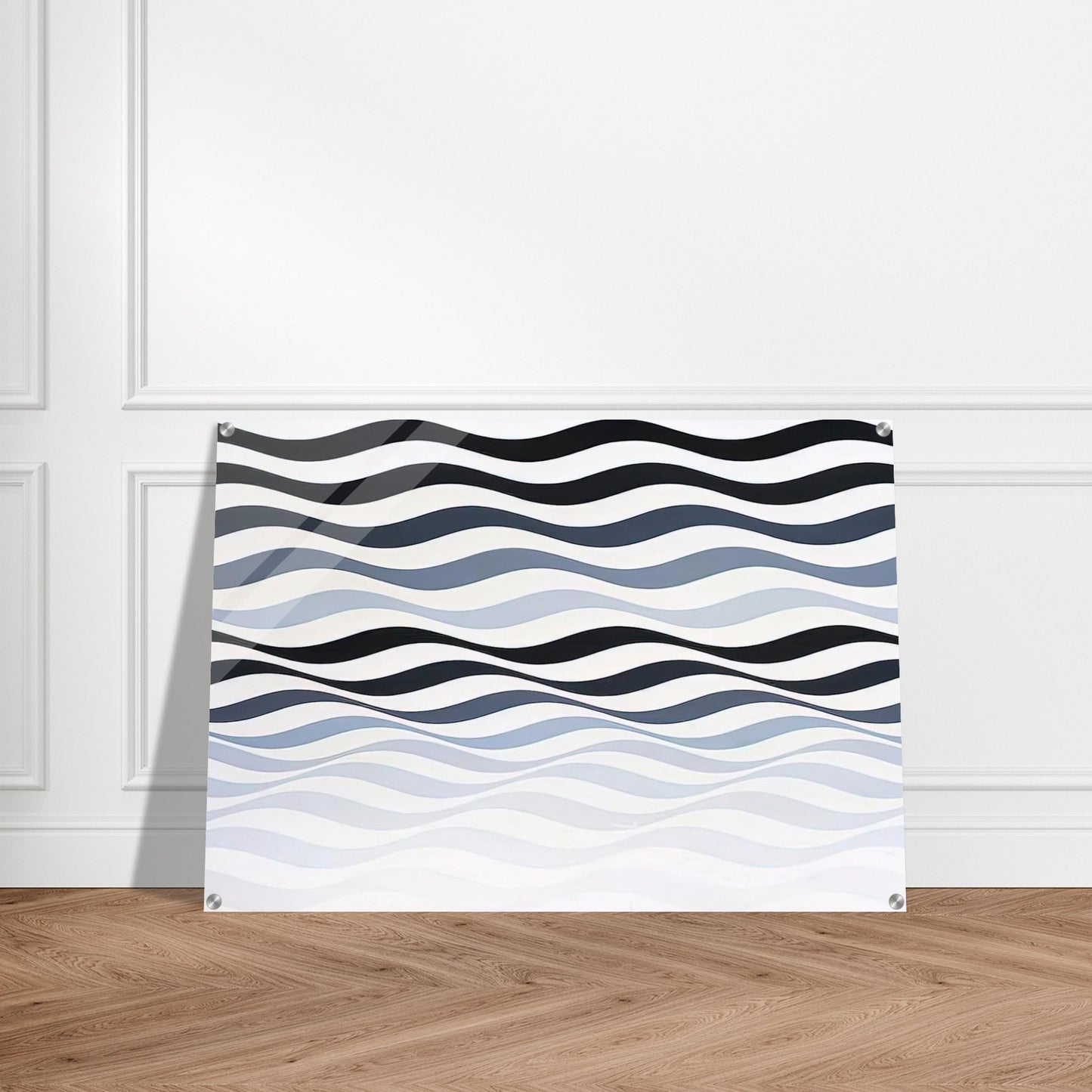 ARREST 3 1965 - Bridget Riley Acrylic Print - 70x100 cm / 28x40″ inches
