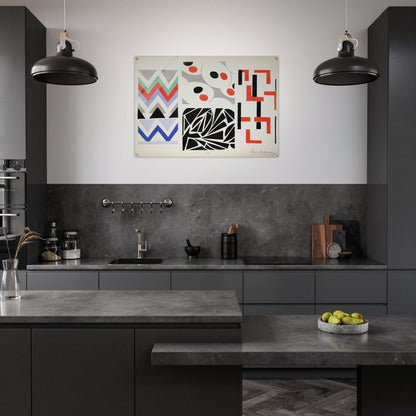 HER PAINTINGS HER OBJECTS - Sonia Delaunay Acrylic Print - 70x100 cm / 28x40″ inches