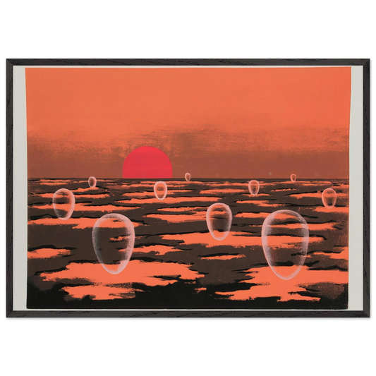 Eschantos 28 - 1977 - Clarence Holbrook Carter 70x100 cm / 28x40 inches Framed Art Print – Black Wooden Frame