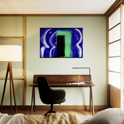 Moroccan Door - 1991 - Howard Hodgkin Brushed Aluminum Print - 70x100 cm / 28x40 inches | Howard Hodgkin Aluminum Print | Howard Hodgkin Prints