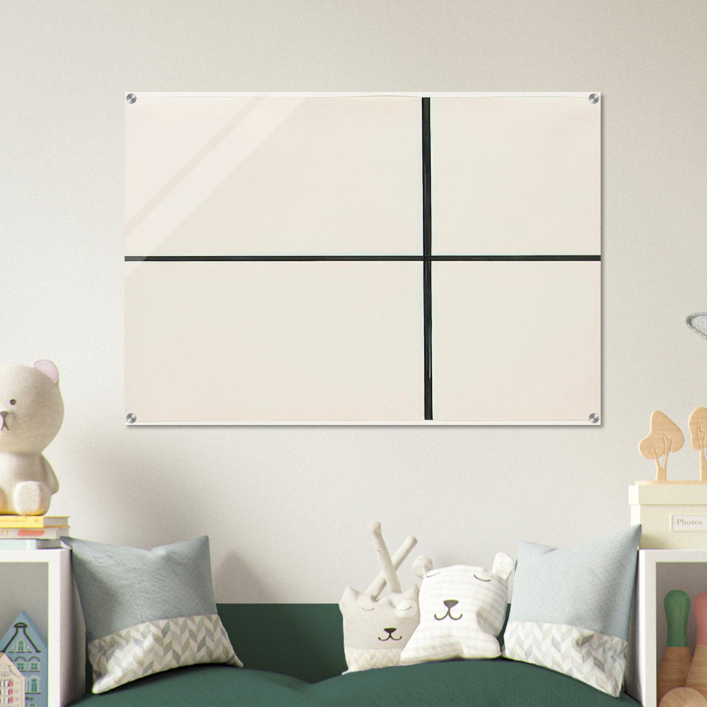Horizontal and Vertical Lines - Ellsworth Kelly Acrylic Print - 70x100 cm / 28x40″ inches