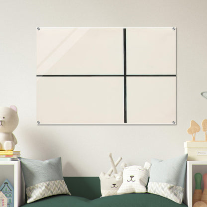 Horizontal and Vertical Lines - Ellsworth Kelly Acrylic Print - 70x100 cm / 28x40″ inches