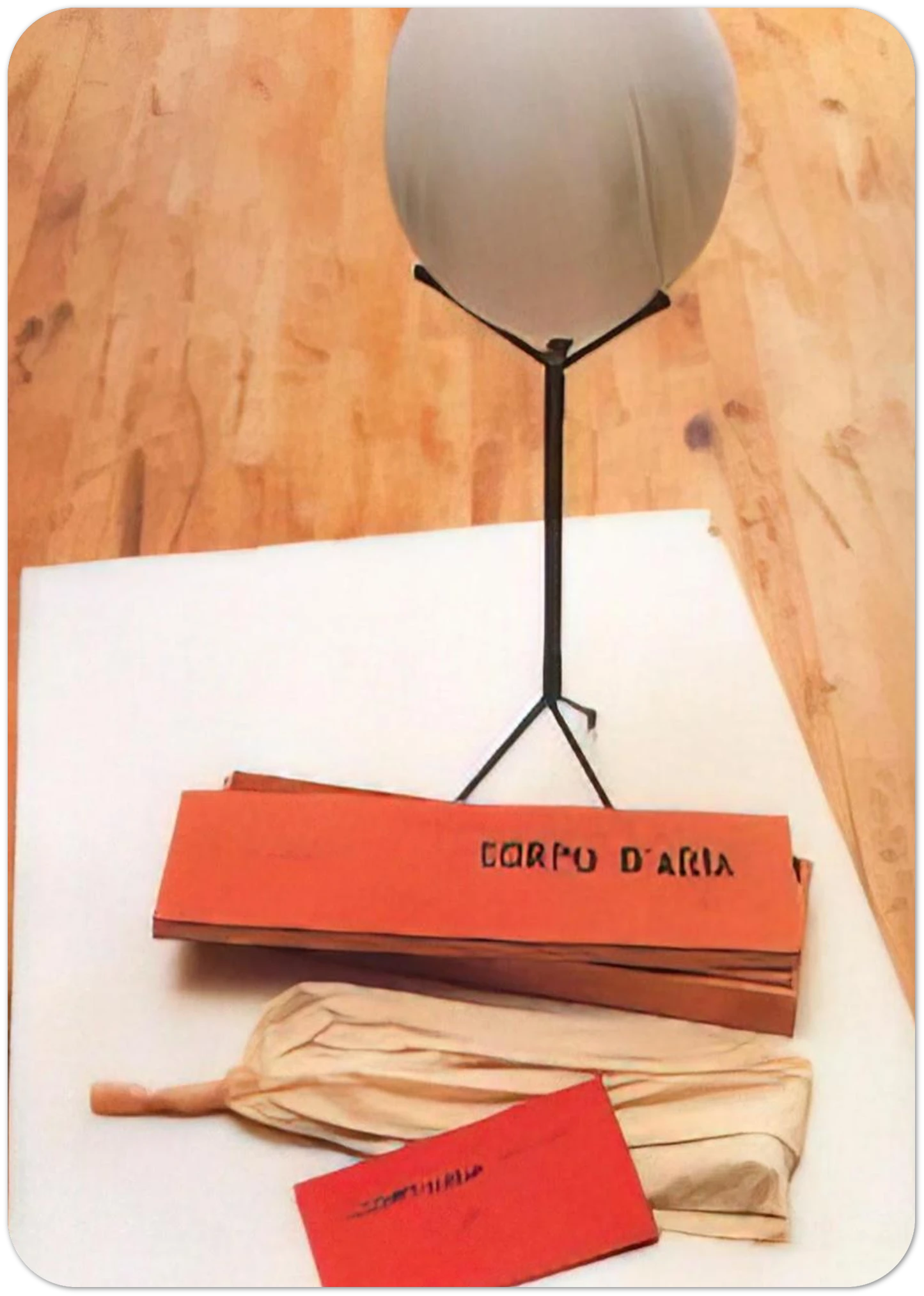Body of Air By Piero Manzoni Pack of 10 Post Cards | Piero Manzoni Post Cards | A6 (10.5 x 14.8 cm) - 4.1 x 5.8 inches