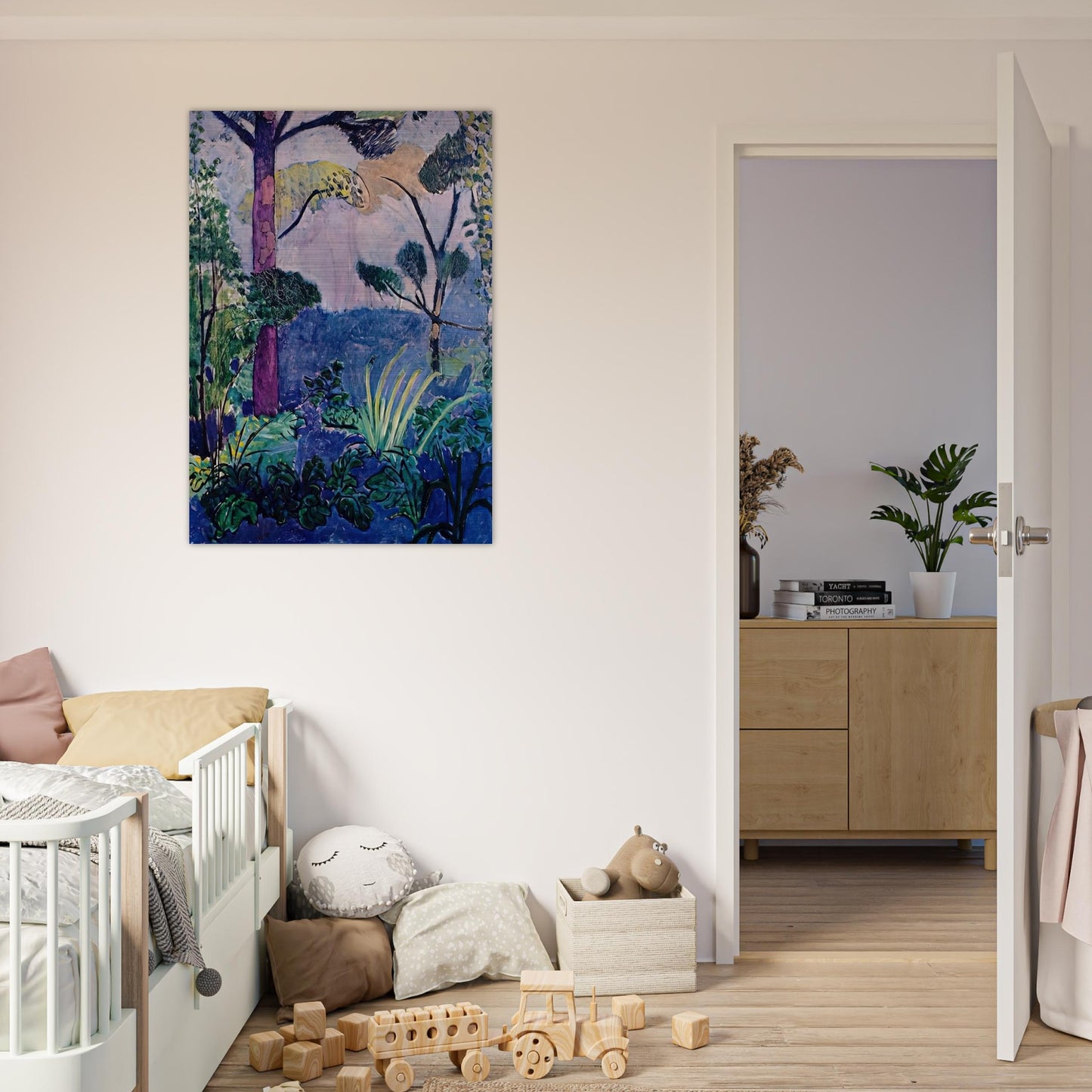 MOROCCAN LANDSCAPE - Henri Matisse Brushed Aluminum Print - 70x100 cm / 28x40 inches | Henri Matisse Aluminum Print | Henri Matisse Prints
