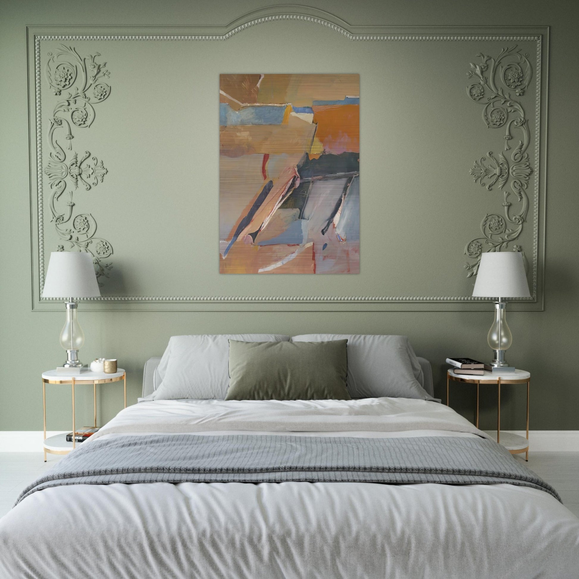Berkeley #8 - Richard Diebenkorn Brushed Aluminum Print - 70x100 cm / 28x40 inches | Richard Diebenkorn Aluminum Print | Richard Diebenkorn Prints