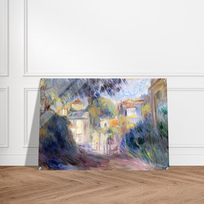 Landscape with Red Roofs - Pierre-Auguste Renoir Acrylic Print - 70x100 cm / 28x40″ inches | Pierre-Auguste Renoir Wall Art | Pierre-Auguste Renoir Prints