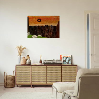 Fishbone Forest - Max Ernst Brushed Aluminum Print - 70x100 cm / 28x40 inches | Max Ernst Aluminum Print | Max Ernst Prints