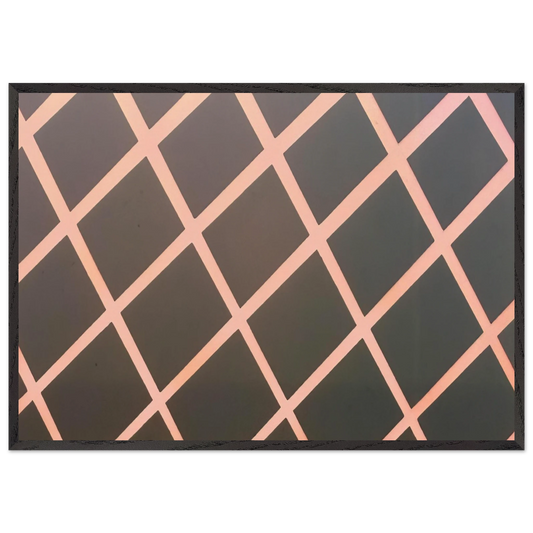 Flamingo - 1970 - Jeremy Moon 70x100 cm / 28x40 inches Framed Art Print – Black Wooden Frame
