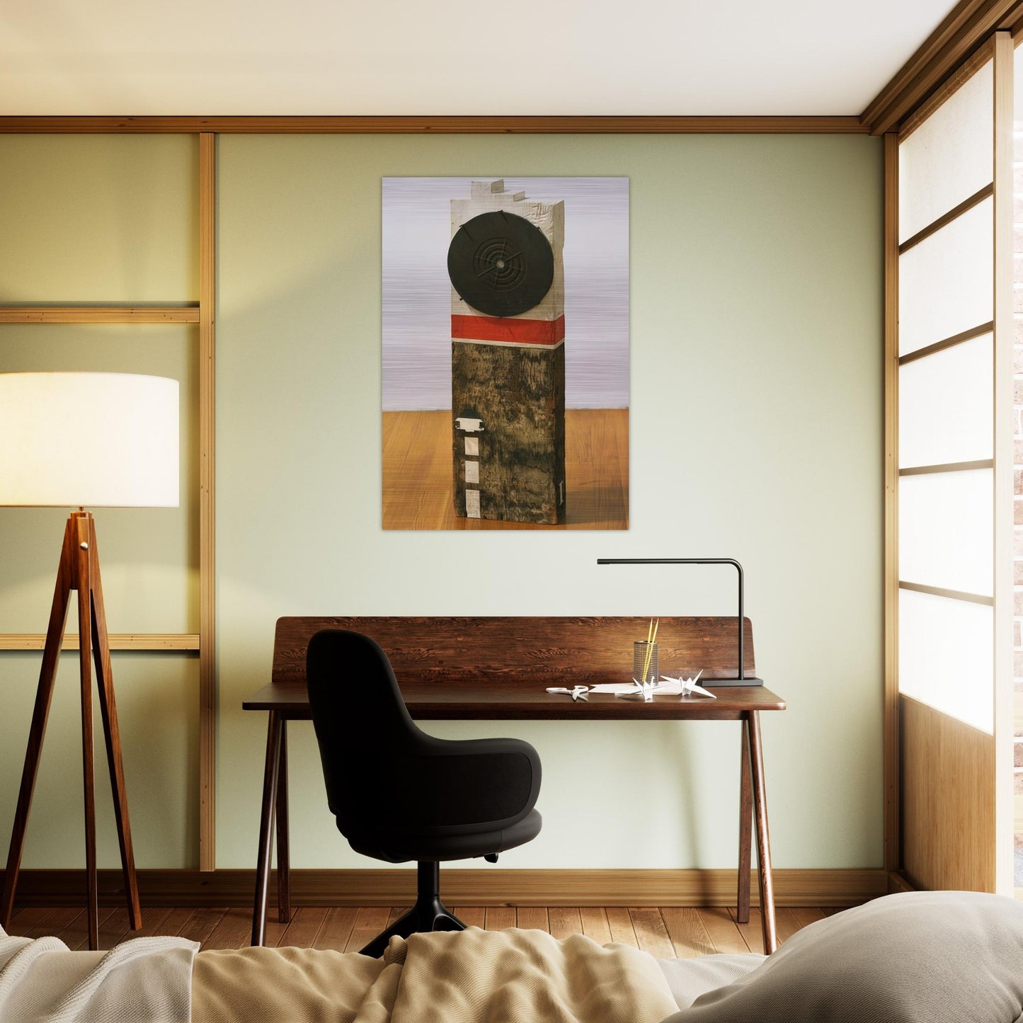 French Atomic Bomb - Robert Indiana Brushed Aluminum Print - 70x100 cm / 28x40 inches | Robert Indiana Aluminum Print | Robert Indiana Prints