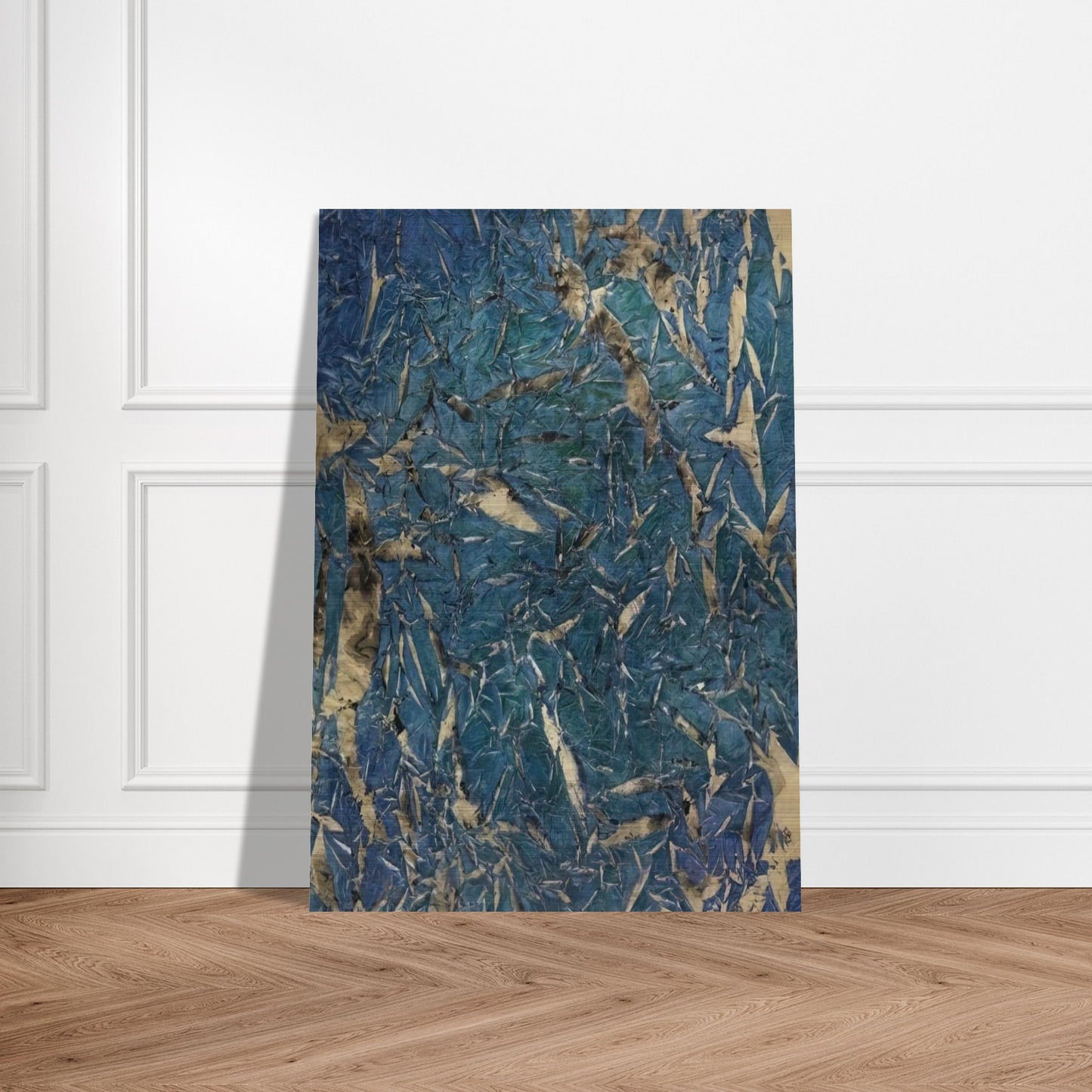 ³M.C.2² Mariale - 1962 - Simon Hantai Brushed Aluminum Print - 70x100 cm / 28x40 inches | Simon Hantai Aluminum Print | Simon Hantai Prints