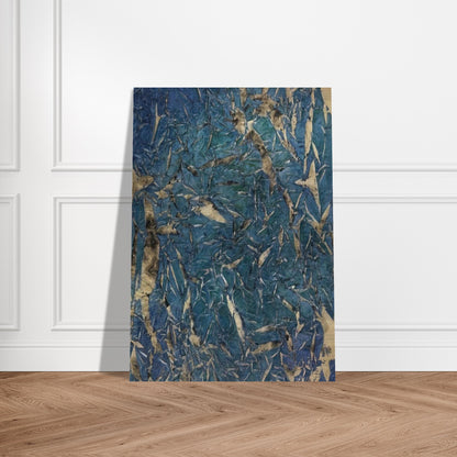 ³M.C.2² Mariale - 1962 - Simon Hantai Brushed Aluminum Print - 70x100 cm / 28x40 inches | Simon Hantai Aluminum Print | Simon Hantai Prints
