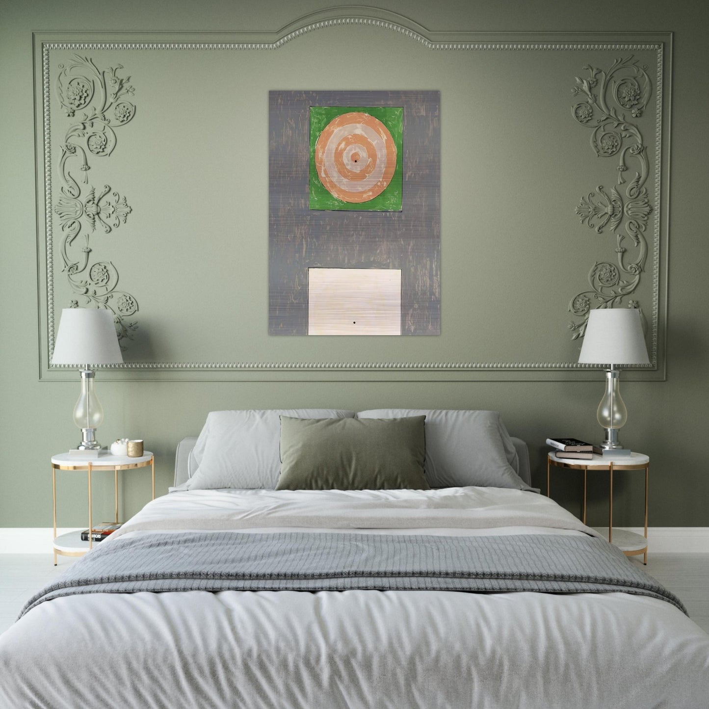 TARGETS ULAE 41 - Jasper Johns Brushed Aluminum Print - 70x100 cm / 28x40 inches | Jasper Johns Aluminum Print | Jasper Johns Prints